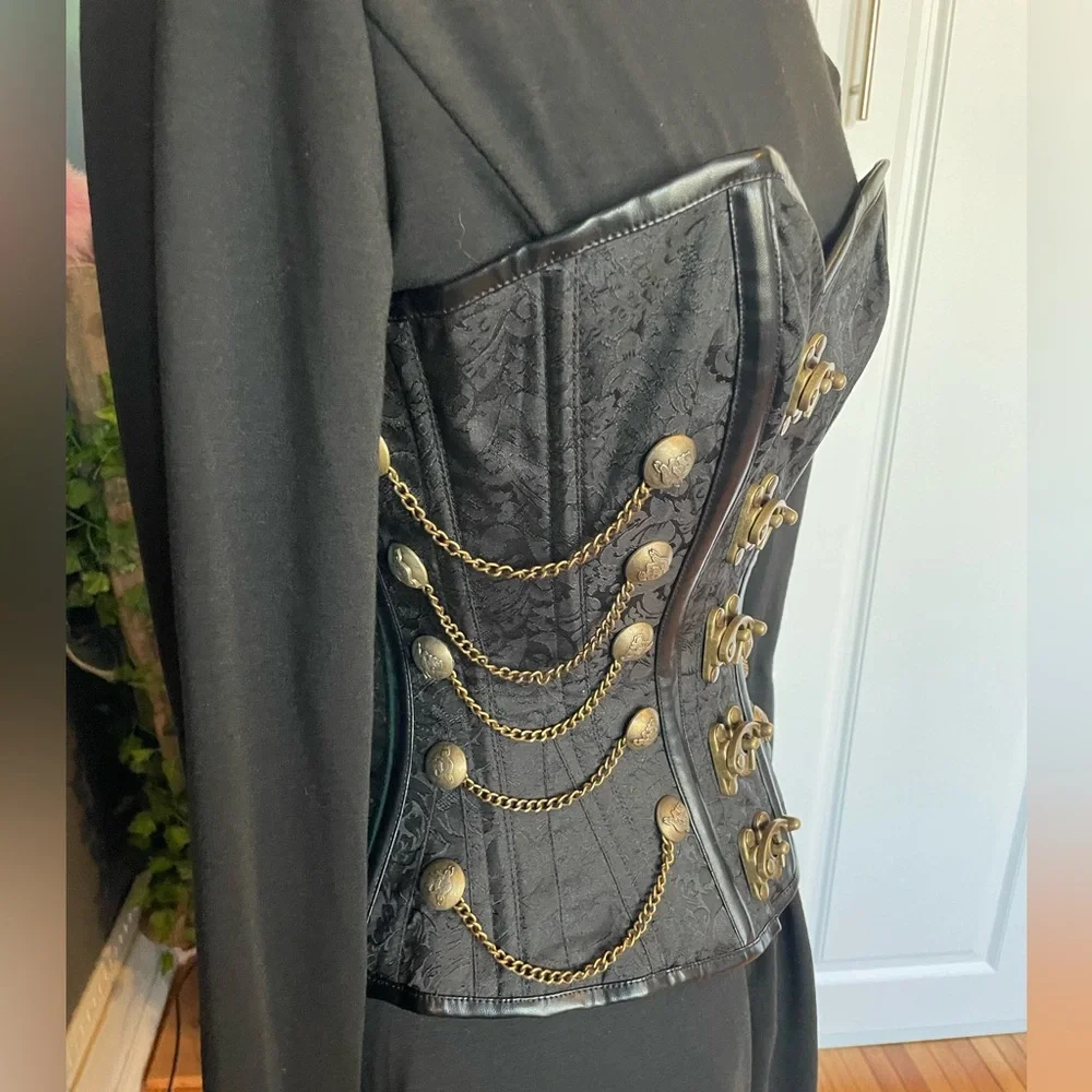 Corset Story Pirate Steampunk Corset Size 24 - Picture 2 of 9